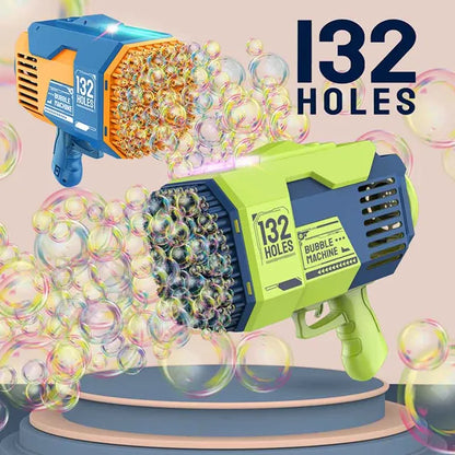 Little Story - 132 Holes Bubble Machine Gun with Light