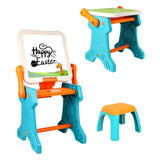 Little Story - 2-In-1 Table & Magnetic Learning Board Set with Chair