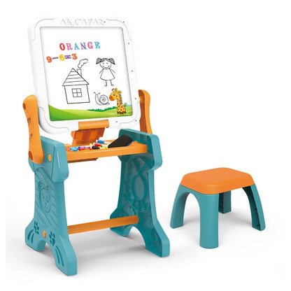 Little Story - 2-In-1 Table & Magnetic Learning Board Set with Chair