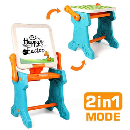Little Story - 2-In-1 Table & Magnetic Learning Board Set with Chair