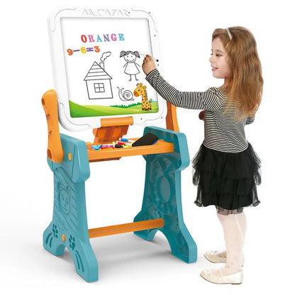 Little Story - 2-In-1 Table & Magnetic Learning Board Set with Chair