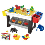Little Story - 3-in-1 Blocks Activity Table - Grey