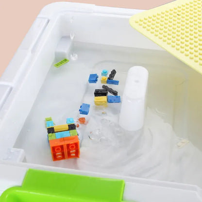 Little Story - 3-in-1 Blocks Activity Table - Grey