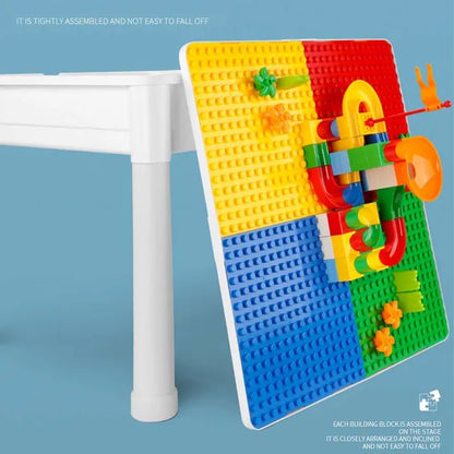 Little Story - 4 In 1 Activity And Block Table With 350 Blocks - Extra Large