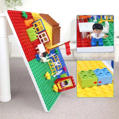 Little Story - 4 In 1 Activity And Block Table With 50 Blocks - Large