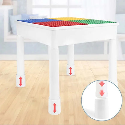 Little Story - 4 In 1 Activity And Block Table With 50 Blocks - Large