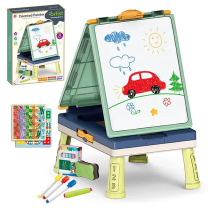 Little Story - Drawing Board - 31pcs with Board Game - Green