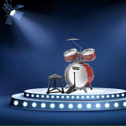 Little Story - Kids Drum Set Musical Instrument with Stool