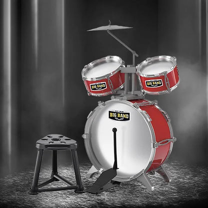 Little Story - Kids Drum Set Musical Instrument with Stool