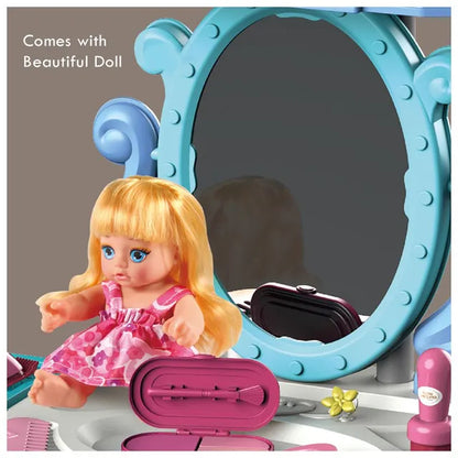 Little Story - Role Play Salon Toy Set Luggage Case 39pcs - Purple