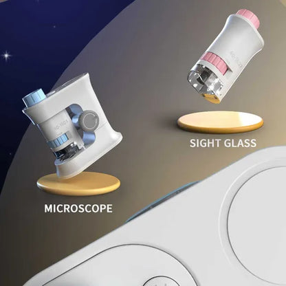 Little Story - Scientific Portable Optical Microscope Toy - Blue