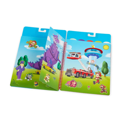 Melissa and Doug Paw Patrol Restickable Stickers Flip-Flap Pad - Ultimate Rescue