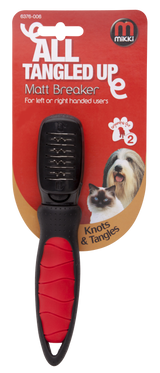 Mikki Matt Breaker Grooming Medium Long Hair Cats Knots and Tangles Remover