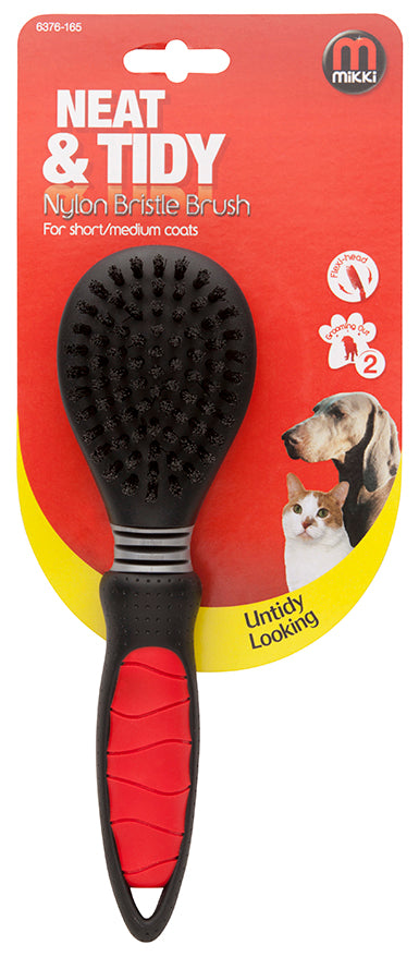 Mikki Nylon Bristle Brush S Grooming Cats N Small Pets