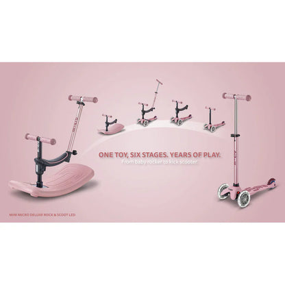 Mini Micro Deluxe Rock & Go LED - Dusty Rose