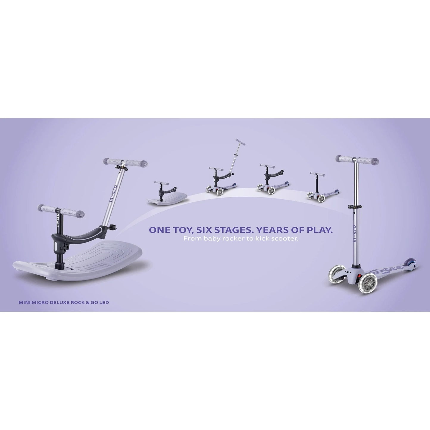 Mini Micro Deluxe Rock & Go LED - Lavender Mist