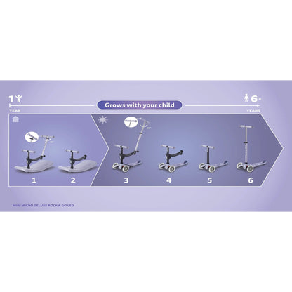 Mini Micro Deluxe Rock & Go LED - Lavender Mist