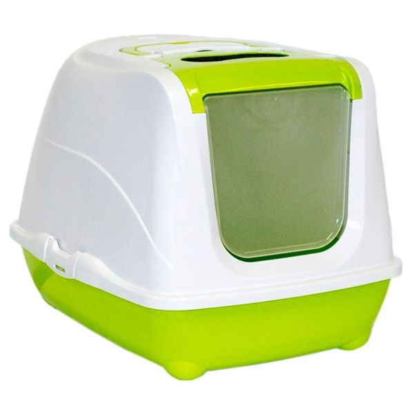 Moderna Cat Litter Box Closed Fun Green