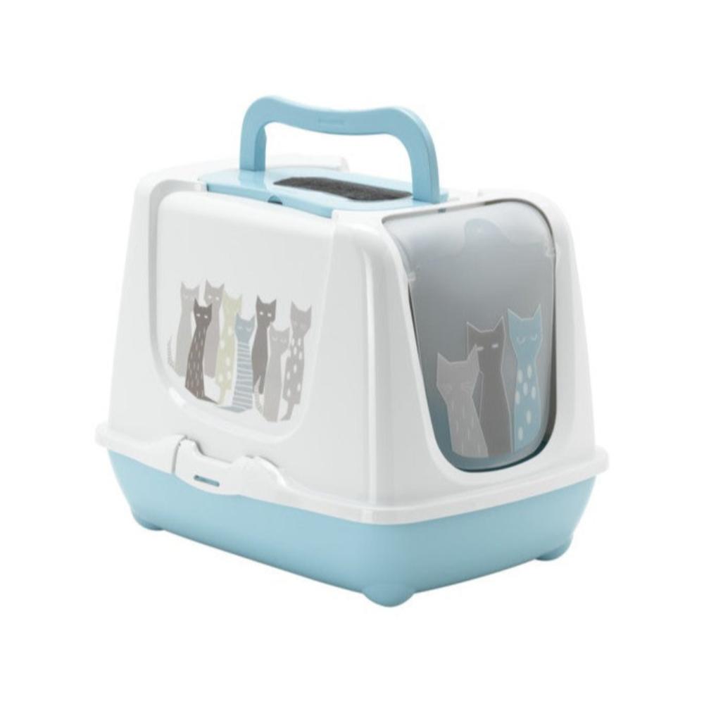 Moderna Trendy Cat-Litter Box Blue XL