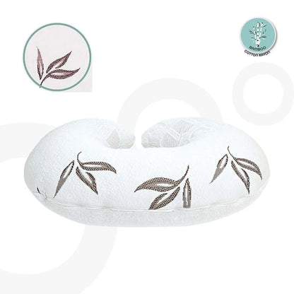 MOON - Feeding Pillow With Bamboo Rayon - White
