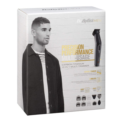 Babyliss Carbon Titanium 10-in-1 Multi Trimmer For Men