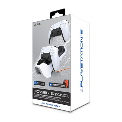 Bionik Power Stand for Playstation 5 - Dual PS5 Controller Charging Station