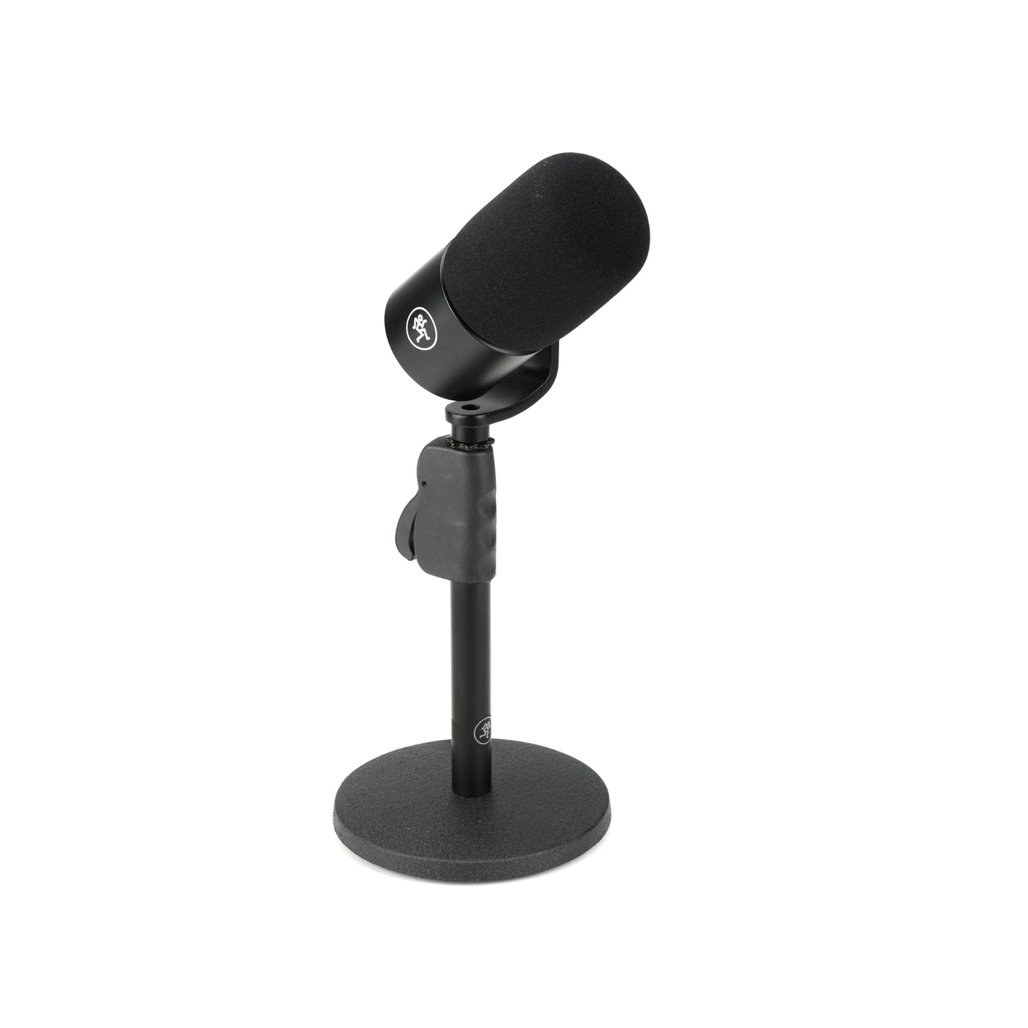 Mackie - EM-99B Dynamic Broadcast Microphone with Desktop Stand and XLR Cable Included