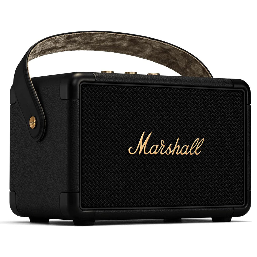 Marshall Kilburn II Bluetooth Wireless Portable Speaker - Black & Brass