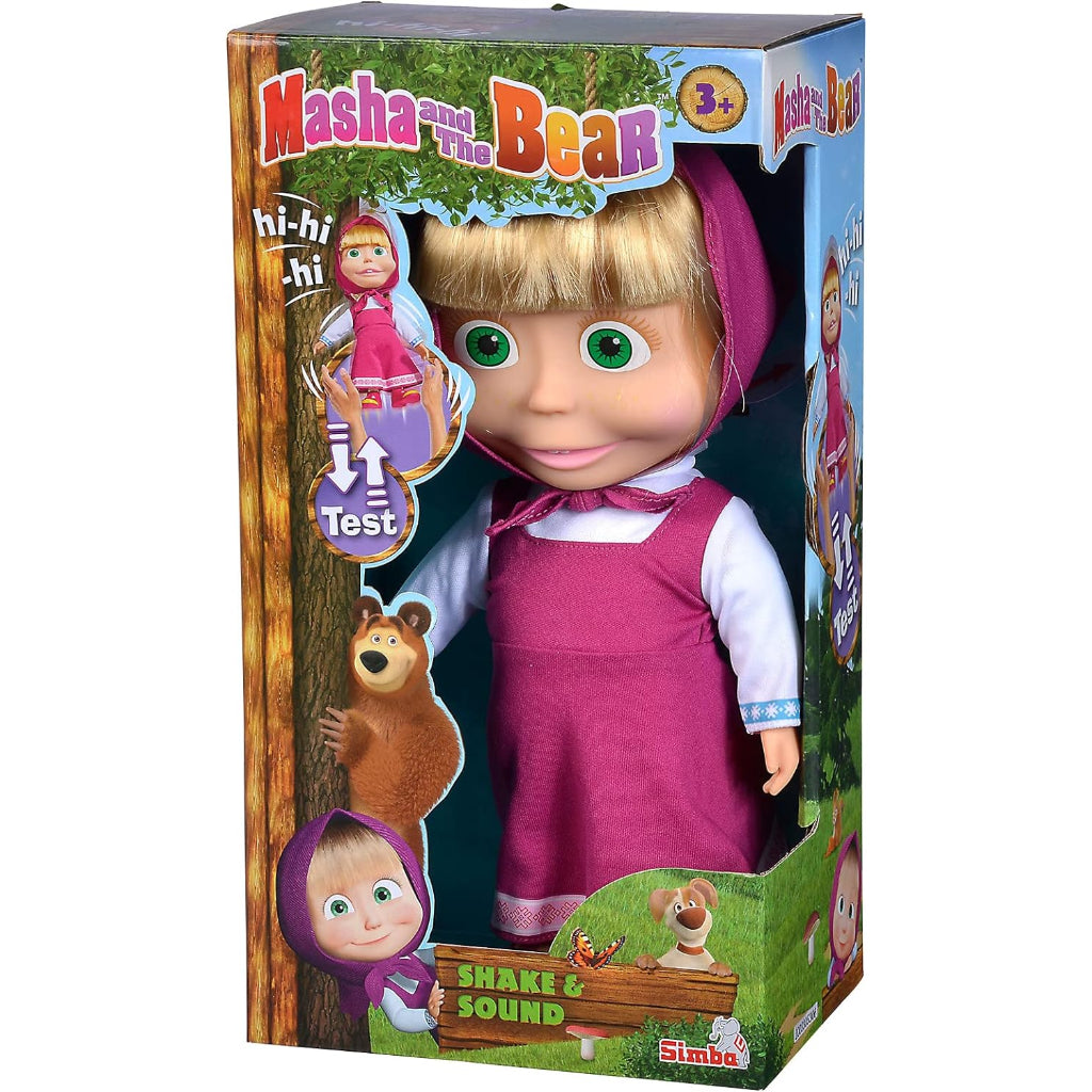 Simba Masha and The Bear Shake and Sound Interactive Doll