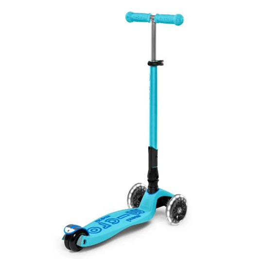 Micro - Maxi Deluxe Foldable Scooter LED - Bright Blue