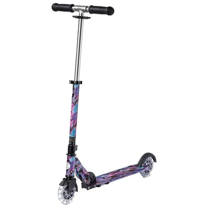 Micro - Sprite LED Art Collection Foldable Manual Scooter