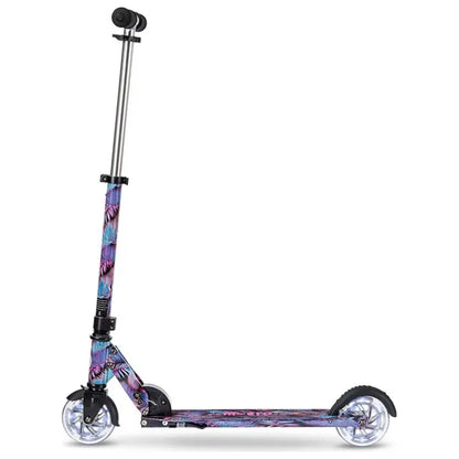 Micro - Sprite LED Art Collection Foldable Manual Scooter