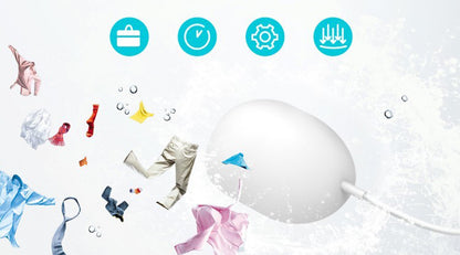 Mini Ultrasonic Washing Machine Replace Hand Wash in Bucket / Tub