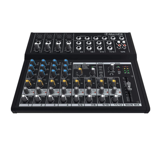 Mackie - Mix12FX 12-Channel Compact Mixer with Effects