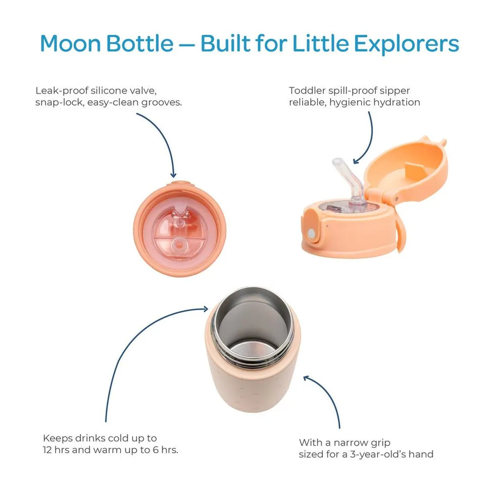MOON Kids Insulated Water Bottle – Rainbow