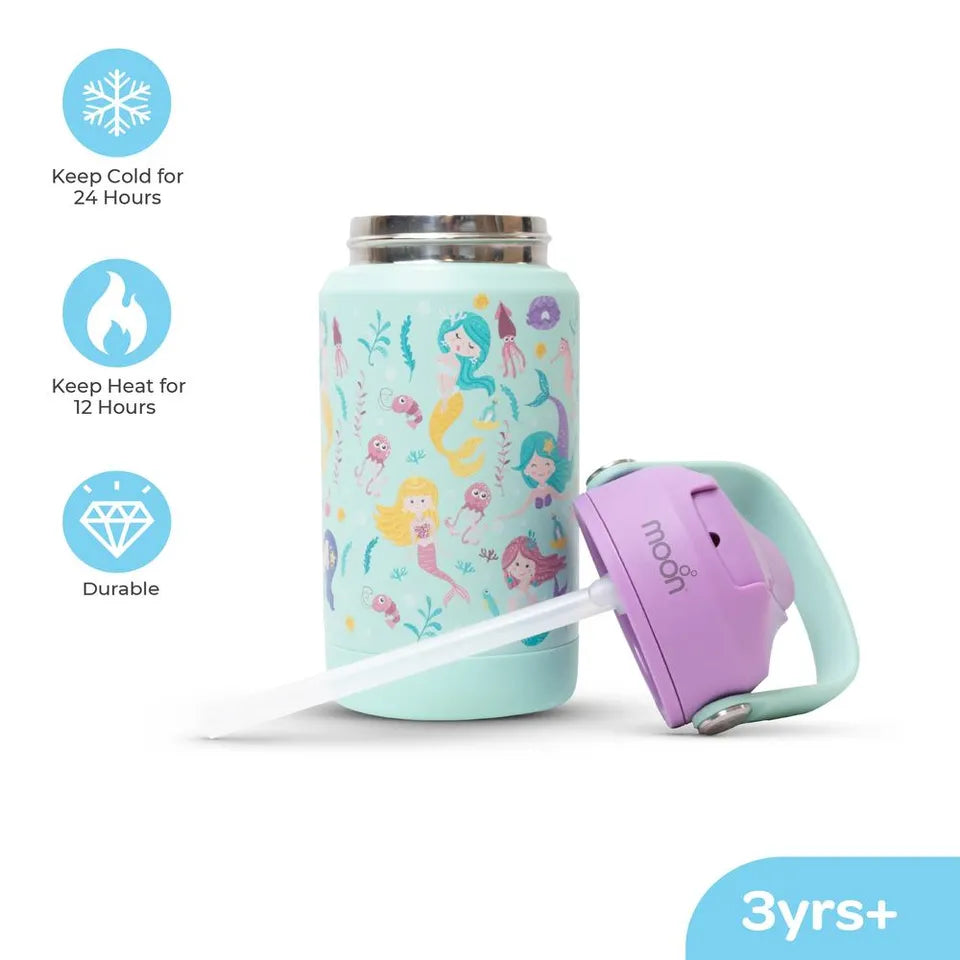 MOON Kids Insulated Water Bottle –  Mermaid