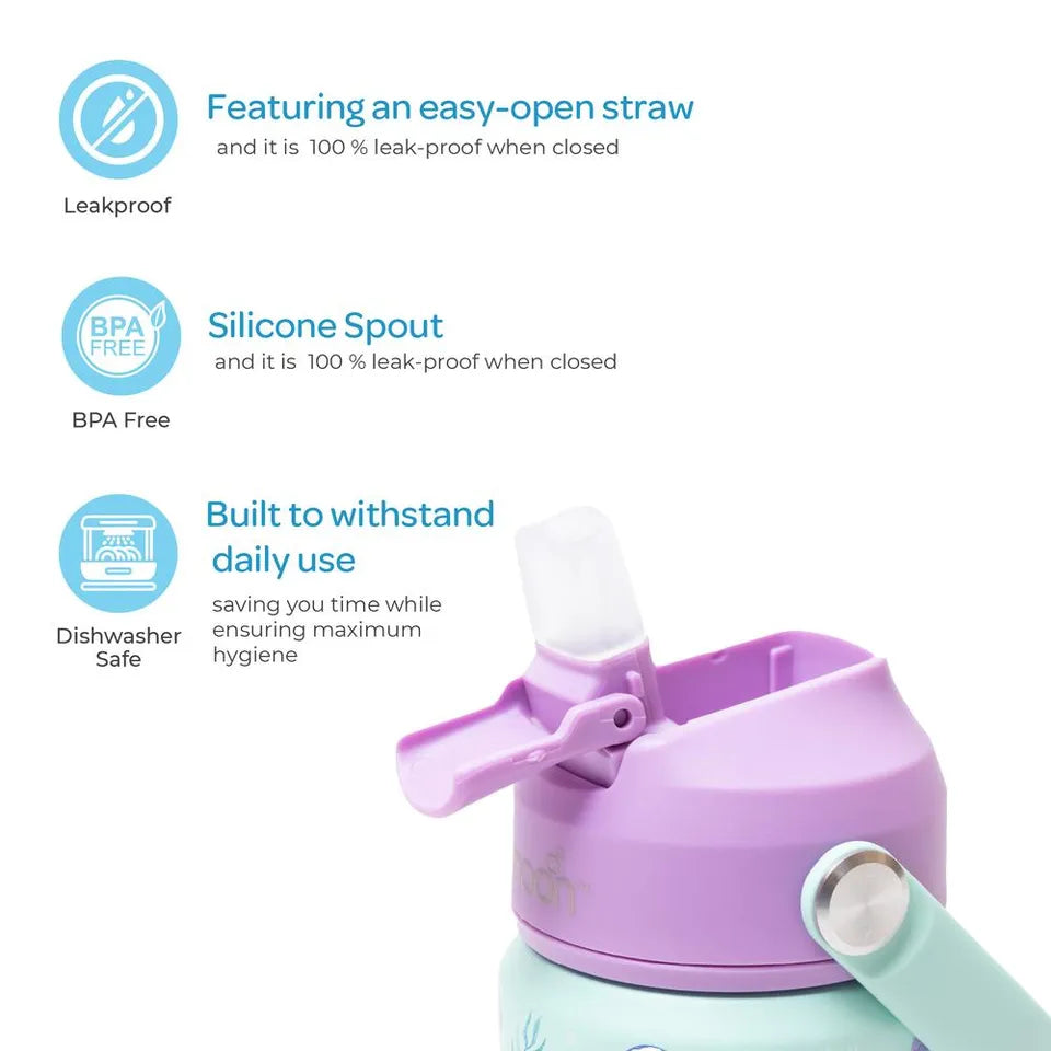 MOON Kids Insulated Water Bottle –  Mermaid