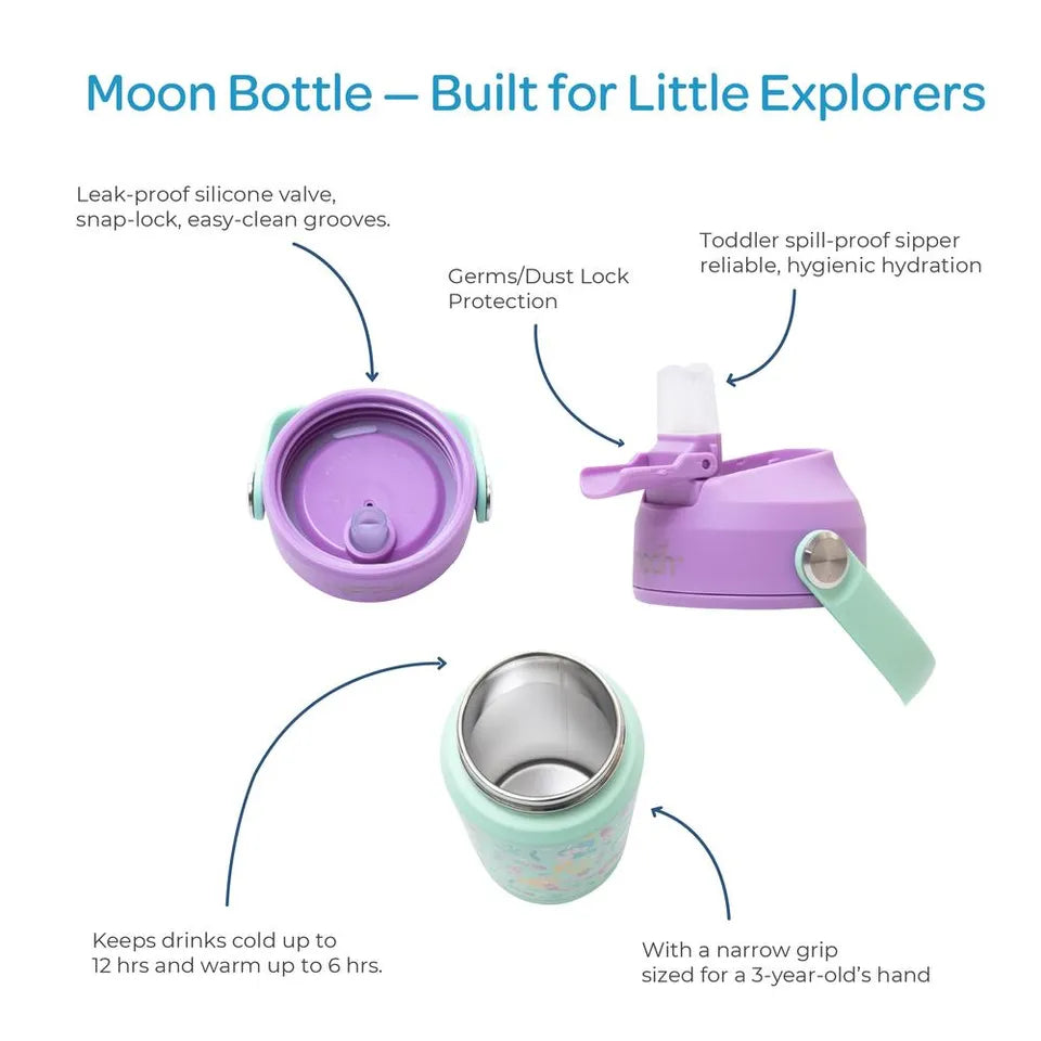 MOON Kids Insulated Water Bottle –  Mermaid