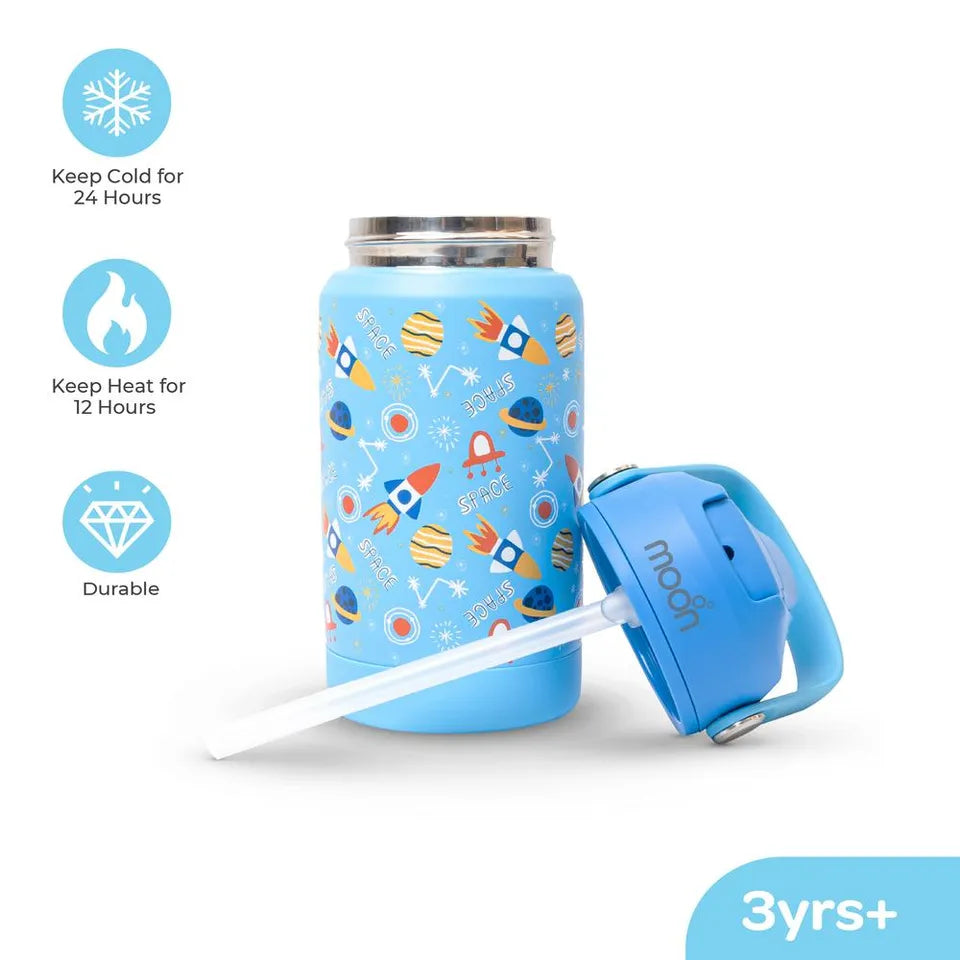 MOON Kids Insulated Water Bottle –  Space Adventure