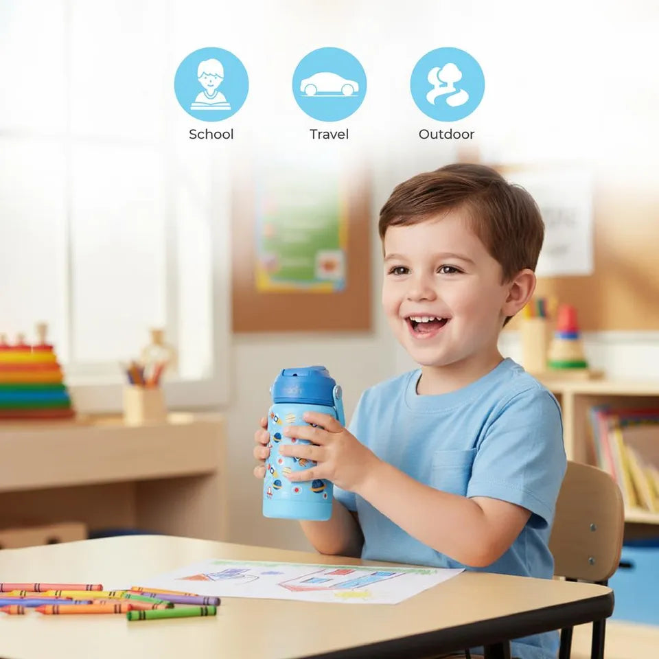 MOON Kids Insulated Water Bottle –  Space Adventure