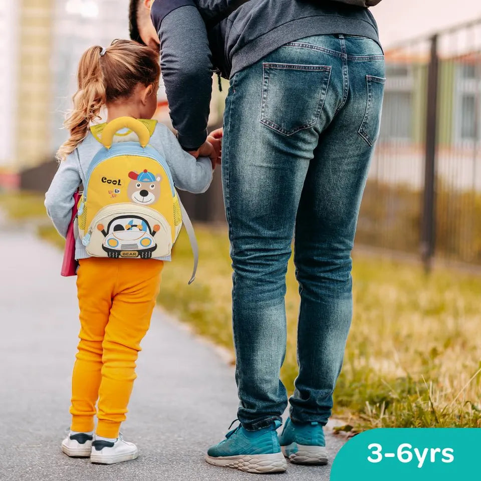 MOON Kids Backpack  – Bear/Yellow