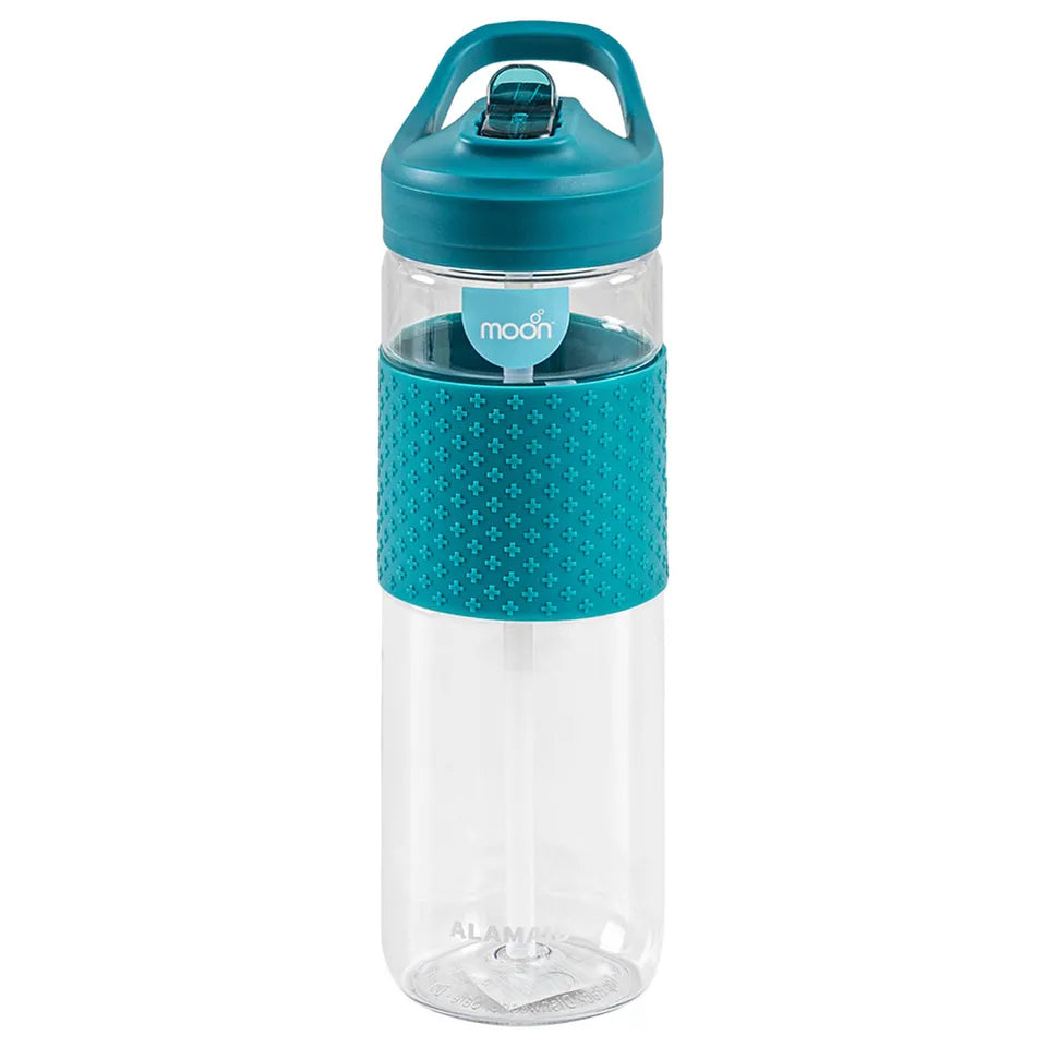 Moon - Sipper Bottle with Silicone Sleeve - 700ml - Blue