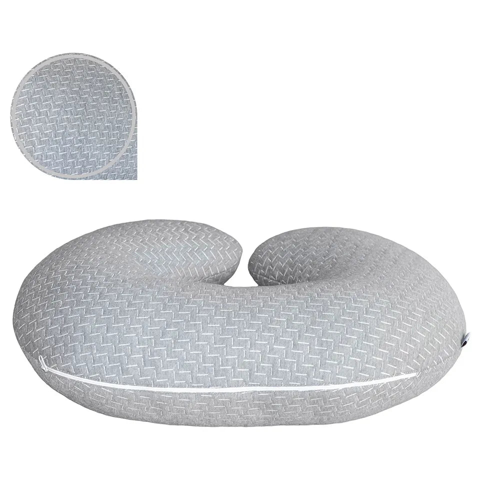 MOON Feeding Pillow With Bamboo Rayon - Grey
