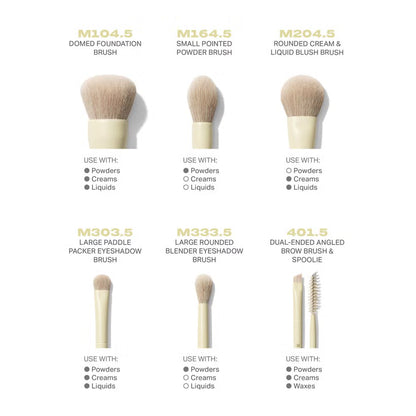 Morphe Buttery Blends 6- Piece Travel Brush Set
