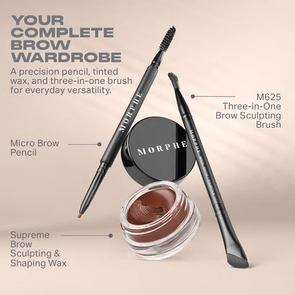 Morphe High Archiever Everyday Essentials Brow Kit - Almond