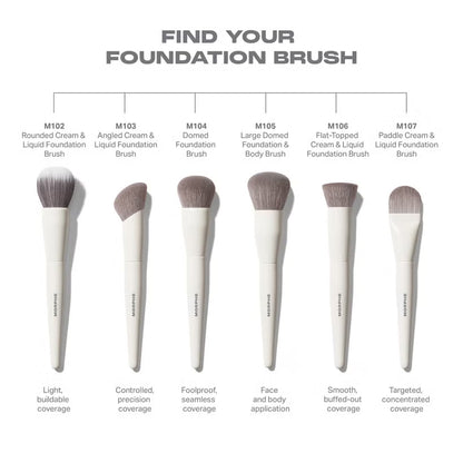 Morphe M103 Angled Cream & Liquid Foundation Brush