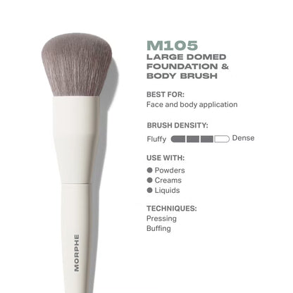 Morphe M105 Large Domed Foundation & Body Brush