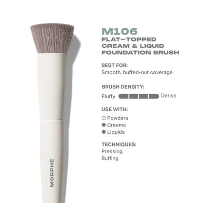 Morphe M106 Flat-Topped Foundation Brush