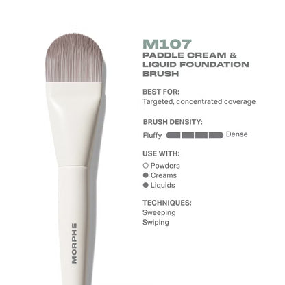 Morphe M107 Paddle Cream & Liquid Foundation Brush