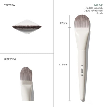 Morphe M107 Paddle Cream & Liquid Foundation Brush